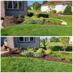 Front bed clean up