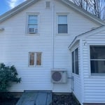 Outdoor unit for second floor