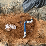 Water line leak