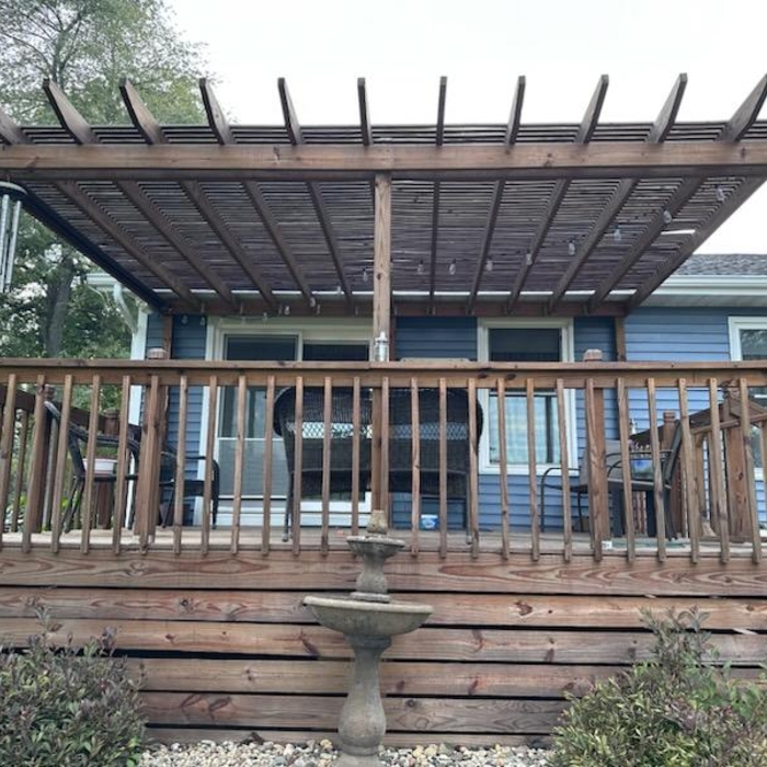 Rebuilt deck