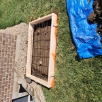 Concrete pad form