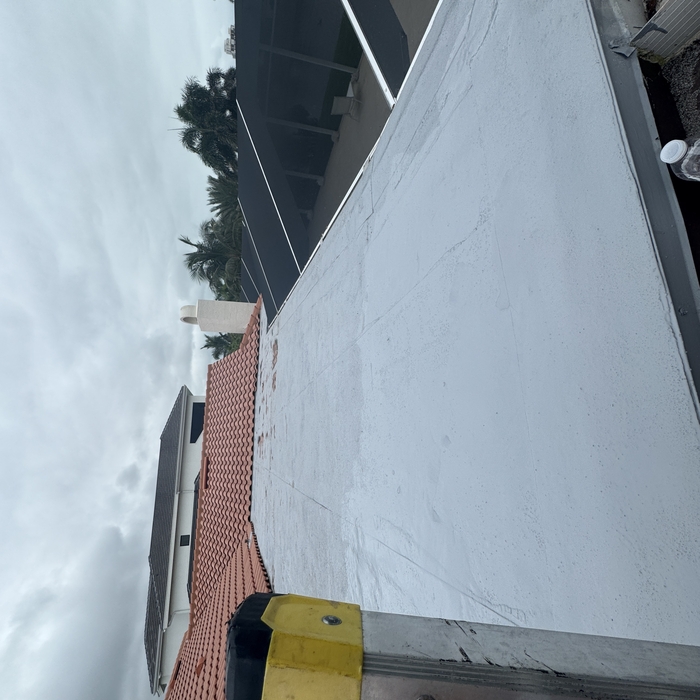 Coated Flat Roof