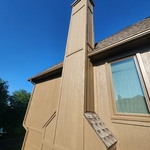 Siding on Chimney