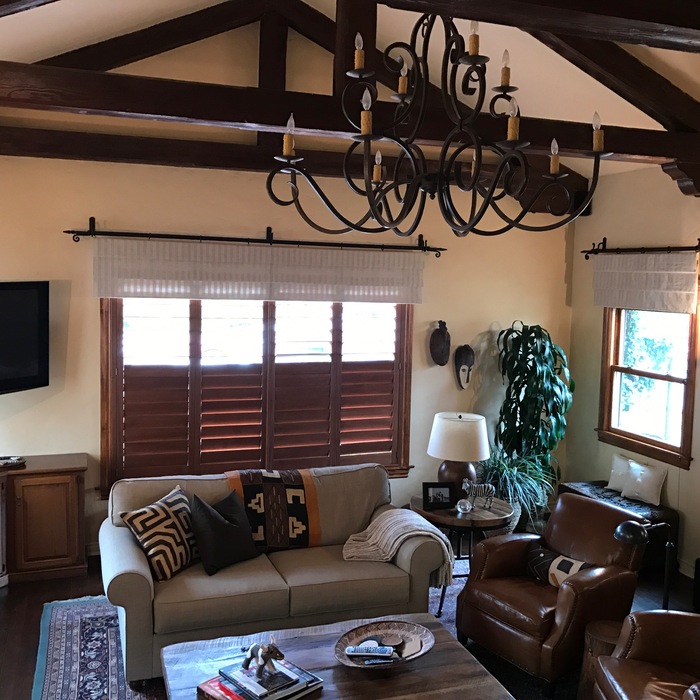 Stained Wood Shutter