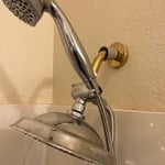 Old Shower Head and Sprayer