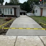 Driveway and side walk