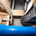 Inlet side of system