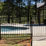 exterior pool gate and door
