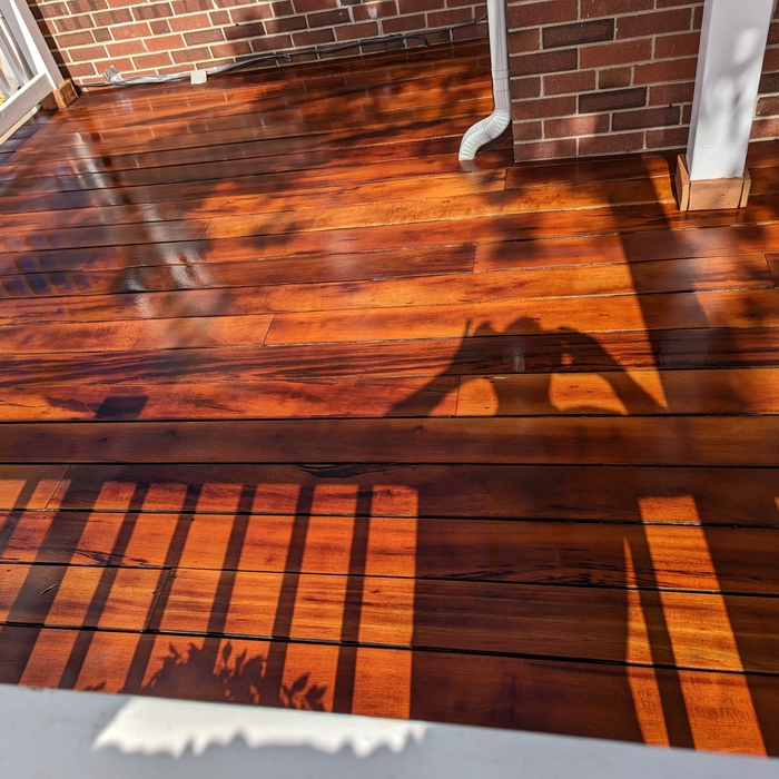 Deck refinishing