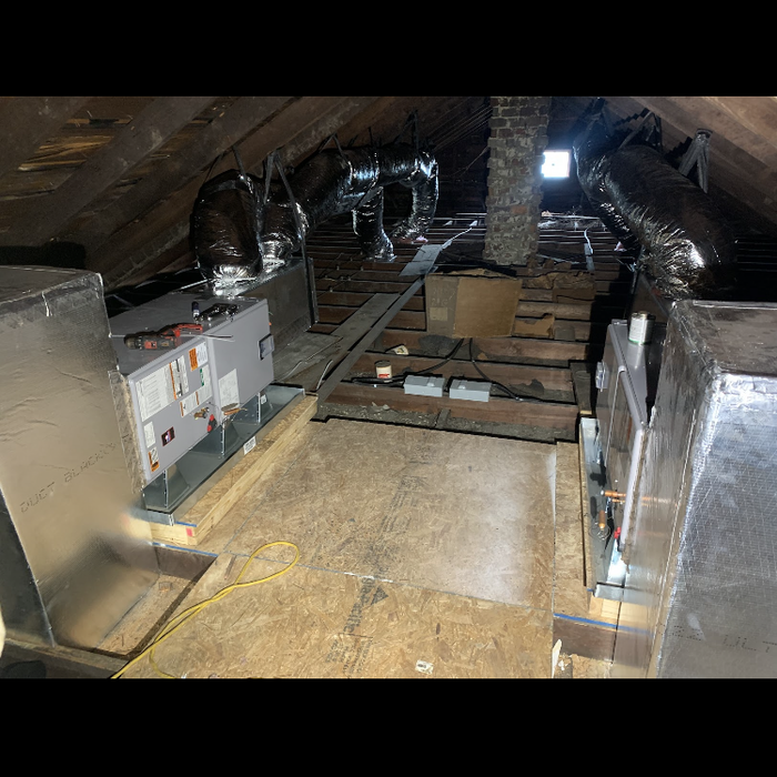 All but cooper and drain done