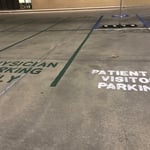 Parking lot re-stripe