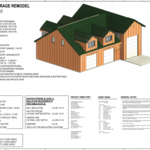 Cover Sheet of Drawing Set with 3D Exterior