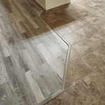 Transition between kitchen and living area