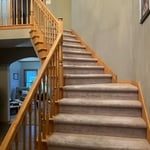 Before Stair Case Carpet