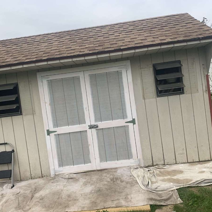 Small shed re-paint