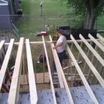 wood framing...
