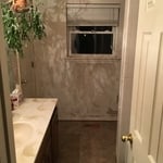 Existing Bathroom Before Renovation
