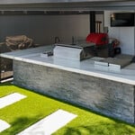 Backyard & new pool
