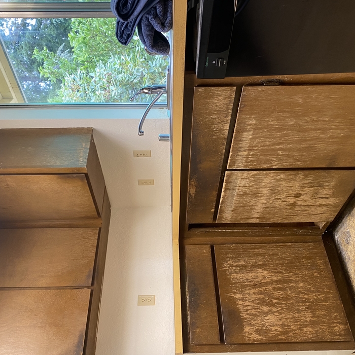 Before with excessive wear and tear