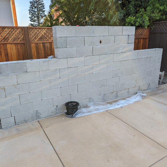 Stone wall and veneer