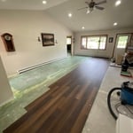Carpet tear-out, new LVP install