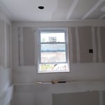 sheetrock and plaster work