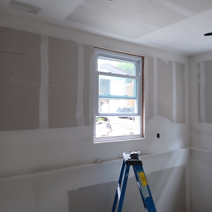 sheetrock and plaster work