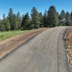 Completed roadway