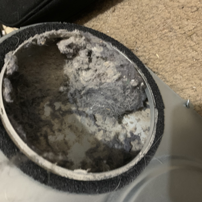 Dryer Blower assebly clogged
