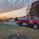 Sunset on the job
