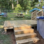 pool deck build