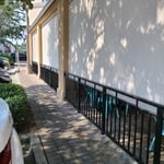 Manual, Cable-Guided Roll Down Solar Shade