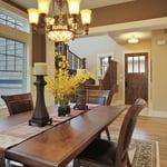 Brown Dining Room