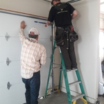 Father and Son working together