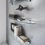 Glass shelves
