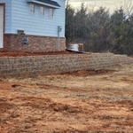 Block Wall In Progress