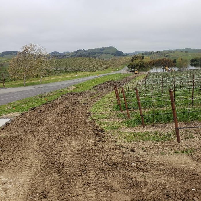 Backfill of Utility trench