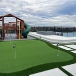 Playground with putting green