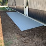 Composite Inground deck.
