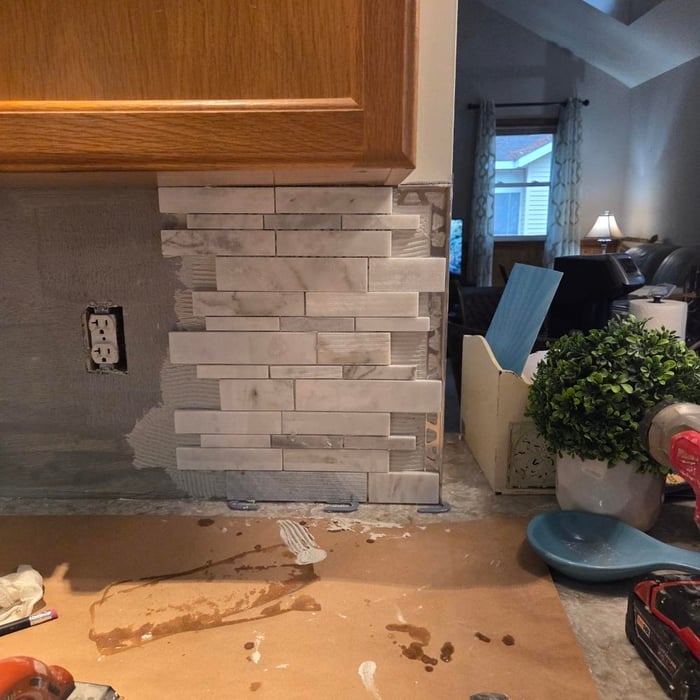 Kitchen back splash