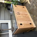 Outdoor sink table beautification