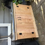 Outdoor sink table beautification