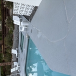 Powerwash around pool