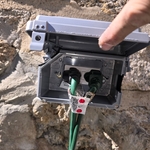 Outdoor receptacle