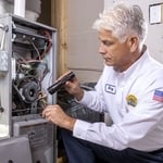 HVAC Tech with Furnace