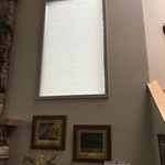 Angled Operable Honeycomb Shade