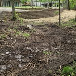 Retaining wall build