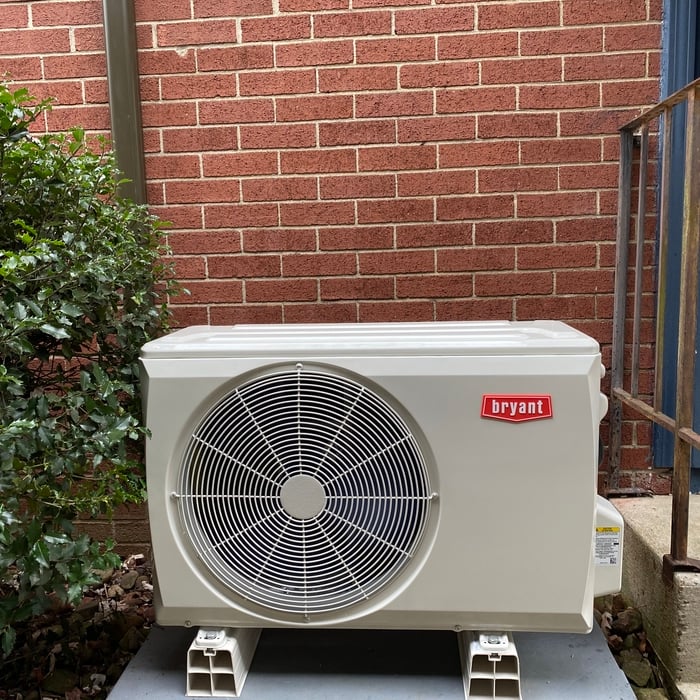 Outdoor mini-split heat pump