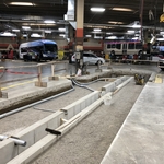 Underground conduit for bus lift