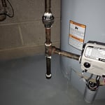 Gas Line Connection